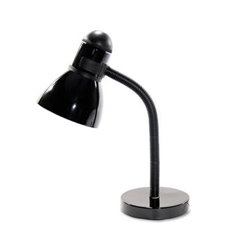 Ledu® Advanced Style Incandescent Gooseneck Desk Lamp, 6"w X 6"d X 18"h, Black freeshipping - TVN Wholesale